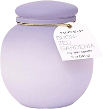 Kup Świeca zapachowa Bronze Gardenia - Paddywax Orb Ombre Glass Candle Purple & Lavender Bronzed Gardenia