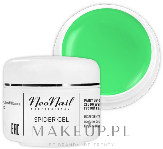 Żel do paznokci - NeoNail Professional Spider Gel — Zdjęcie Neon Green
