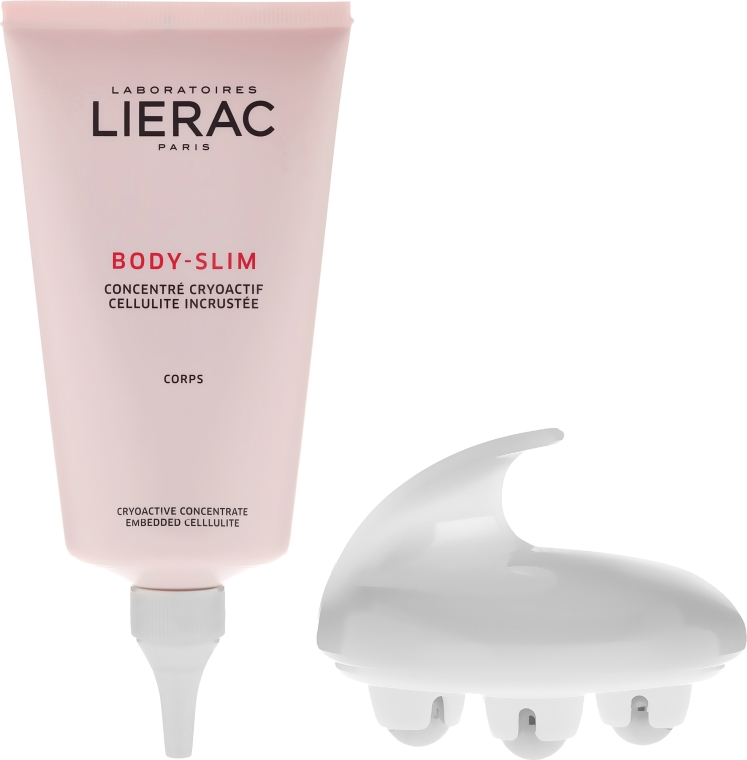 Zestaw do likwidacji cellulitu - Lierac Body-Slim (b/concen 150 ml + massager) — Zdjęcie N2
