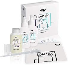 Zestaw do odbudowy włosów - Lisap Lisaplex Intro Kit (h/fluid/125ml + 2 x h/filler/125ml) — Zdjęcie N1