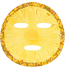 Nawilżająca maska do twarzy w płachcie z ekstraktem z ananasa - Skin79 Real Fruit Mask Pineapple — Zdjęcie N2
