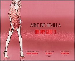 Kup Instituto Espanol Aire de Sevilla Oh My God !! - Zestaw (edt/150ml + sh/gel/150ml + b/cr/150ml)