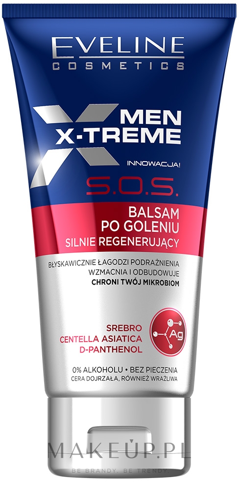 Balsam po goleniu silnie regenerujący, 0% alkoholu - Eveline Cosmetics Men X-Treme — Zdjęcie 150 ml