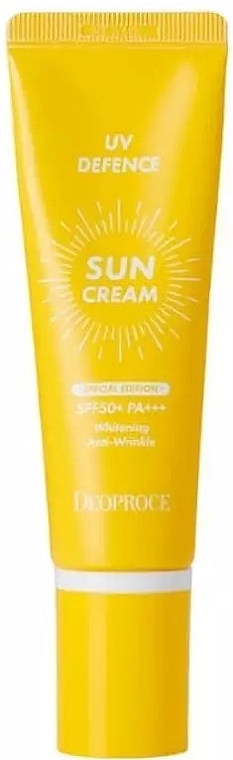 Krem przeciwsłoneczny do twarzy - Deoproce Uv Deffence Sun Cream Spf50+ Pa+++  — Zdjęcie N1