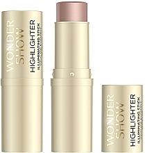 Rozświetlacz do twarzy w sztyfcie - Eveline Cosmetics Wonder Show Highlighter Illuminating Stick — Zdjęcie N2