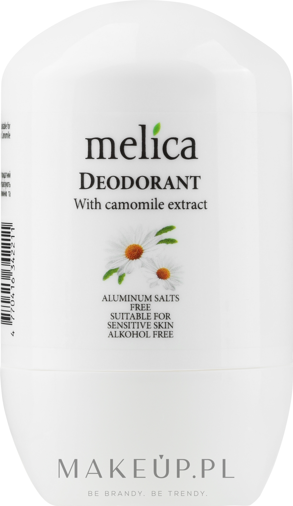 Rumiankowy dezodorant w kulce - Melica Organic With Camomille Extract Deodorant — Zdjęcie 50 ml