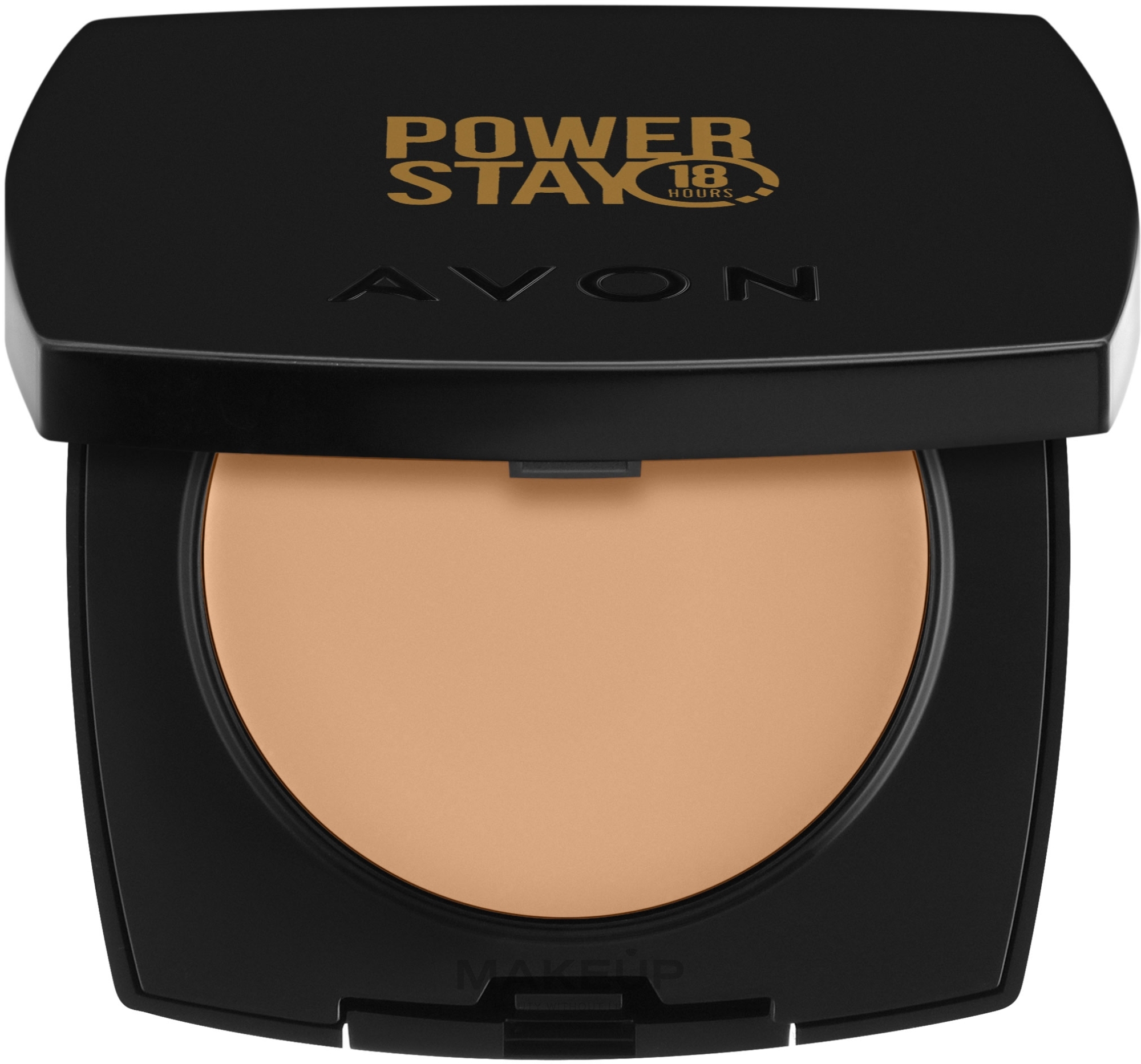 Kompaktowy kremowy puder do twarzy - Avon Power Stay 18 Hours Cream-To-Powder Foundation — Zdjęcie 220G - Light Nuge
