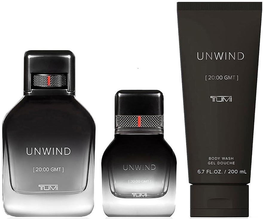 Tumi Unwind - Zestaw (edp/100ml + edp/30ml + sh/gel/200ml) — Zdjęcie N2