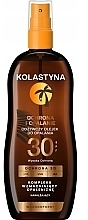 Kup Odżywczy olejek do opalania SPF 30 - Kolastyna