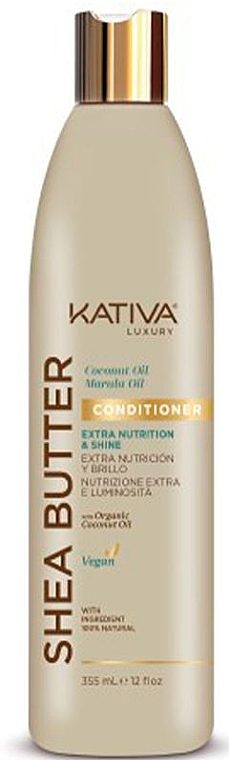 Odżywka do włosów - Kativa Shea Butter Coconut & Marula Oil Conditioner — Zdjęcie N1