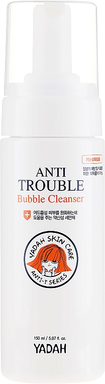 Oczyszczająca pianka do twarzy - Yadah Anti-Trouble Bubble Cleanser — Zdjęcie N2