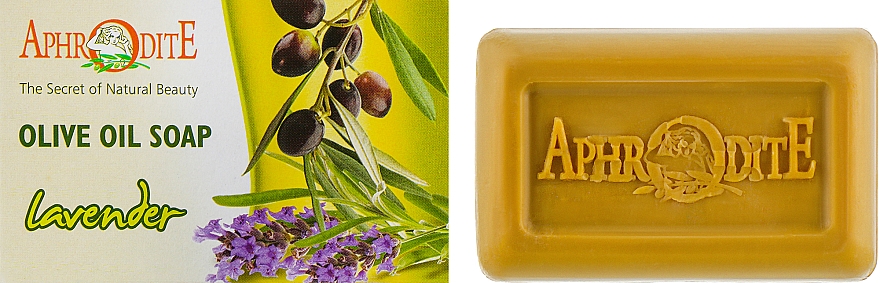 Mydło oliwkowe z olejkiem lawendowym - Aphrodite Olive Oil Soap Lavender — Zdjęcie N1