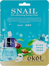 Kup Maska na tkaninie do twarzy z ekstraktem z mucyny ślimaka - Ekel Snail Hydrating Essence Mask