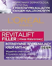 L'Oreal Paris Revitalift Filler Hyaluronic Acid Day Cream - Krem Anti-Age na dzień Hialuronowe wypełnienie — Zdjęcie N3