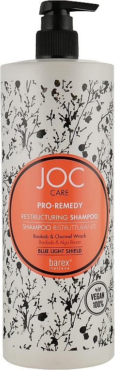 Szampon restrukturyzujący do włosów zniszczonych - Barex Italiana Joc Care Shampoo — Zdjęcie N2