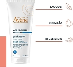 Regenerujący balsam do twarzy i ciała po opalaniu - Avene After Sun Restoration Lotion — Zdjęcie N4