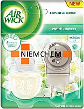 Elektryczny odświeżacz powietrza Białe kwiaty - Air Wick Scented Oil Warmer White Flowers — Zdjęcie N1