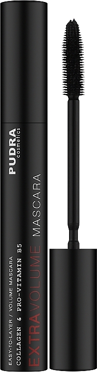 Tusz do rzęs zwiększająca objętość - Pudra Cosmetics Extra Volume Mascara