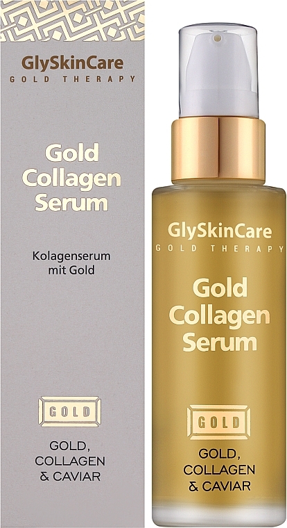 Kolagenowe serum do twarzy ze złotem - GlySkinCare Gold Collagen Serum — Zdjęcie N2