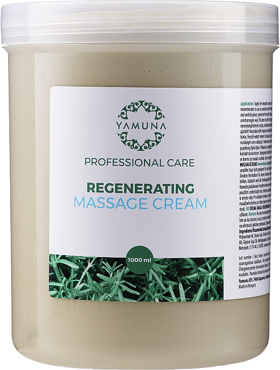 Rewitalizujący krem do masażu - Yamuna Regenerating Massage Cream — Zdjęcie N1