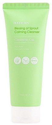 Łagodzący żel do mycia twarzy - Hayejin Blessing of Sprout Calming Cleanser — Zdjęcie N1
