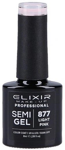 Półprzezroczysty lakier żelowy do paznokci - Elixir Make-up Semi Gel — Zdjęcie N1