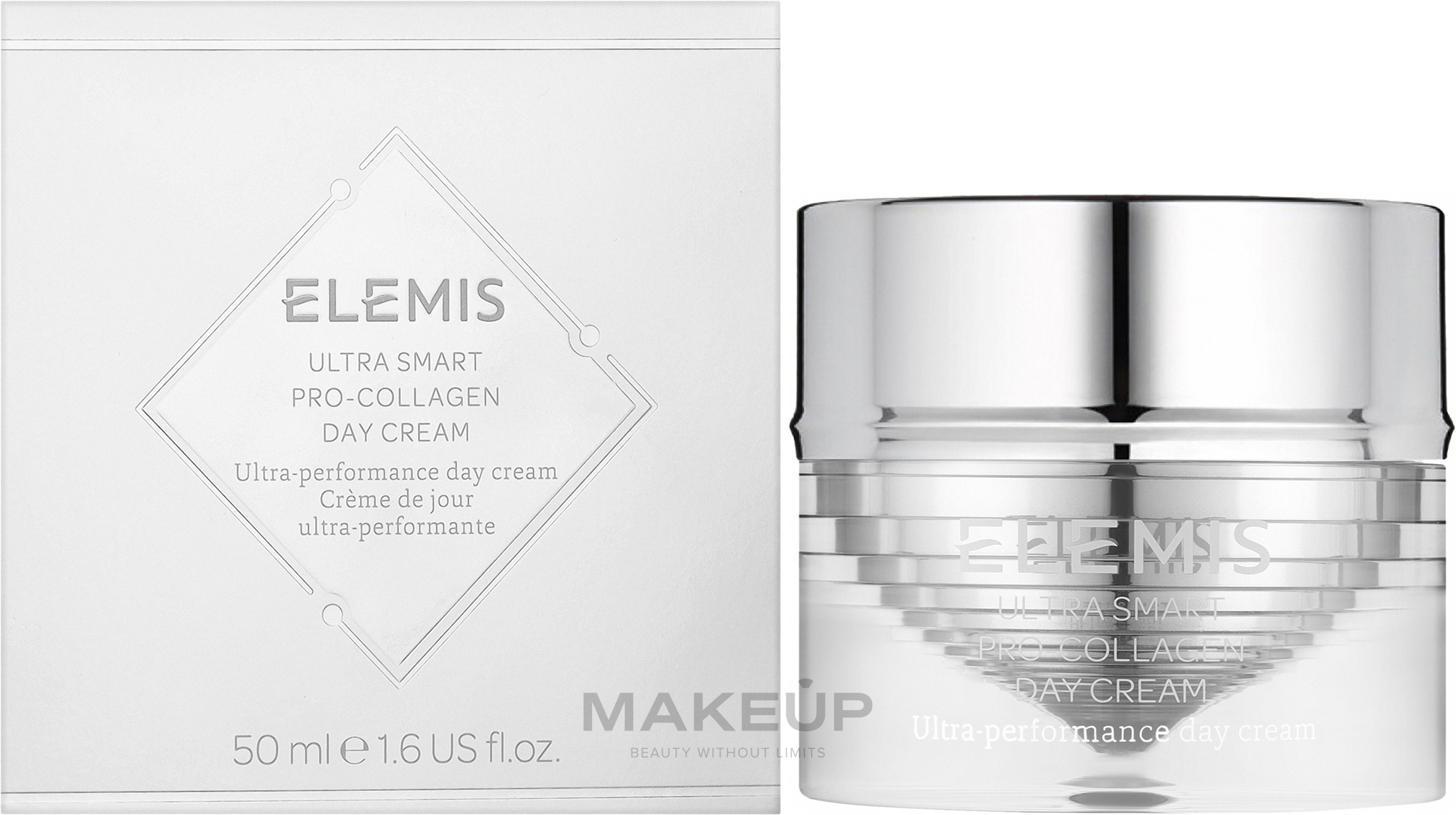 Nawilżający krem do twarzy na dzień - Elemis Ultra Smart Pro-Collagen Day Cream — Zdjęcie 50 ml