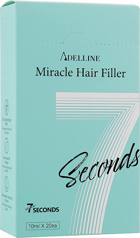 Wypełniacz regenerujący włosy - Adelline 7 Seconds Miracle Hair Filler — Zdjęcie N1