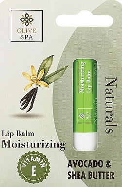 Balsam do ust z awokado i olejkiem bambusowym - Olive Spa Naturals Moisturizing Lip Balm — Zdjęcie N1