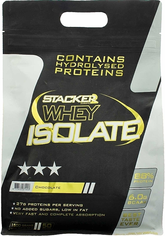 Izolat białka serwatkowego, wanilia - Stacker2 Europe Whey Isolate Vanilla — Zdjęcie N1