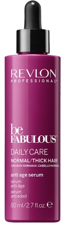 Przeciwstarzeniowe serum do włosów normalnych i grubych - Revlon Professional Be Fabulous Daily Care — Zdjęcie N1