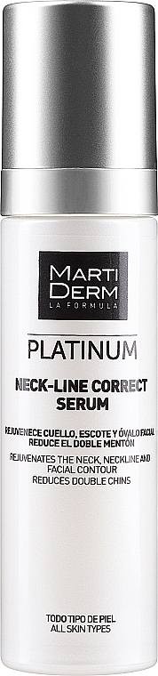 Serum do pielęgnacji szyi - Martiderm Platinum Neck-Line Serum — Zdjęcie N1