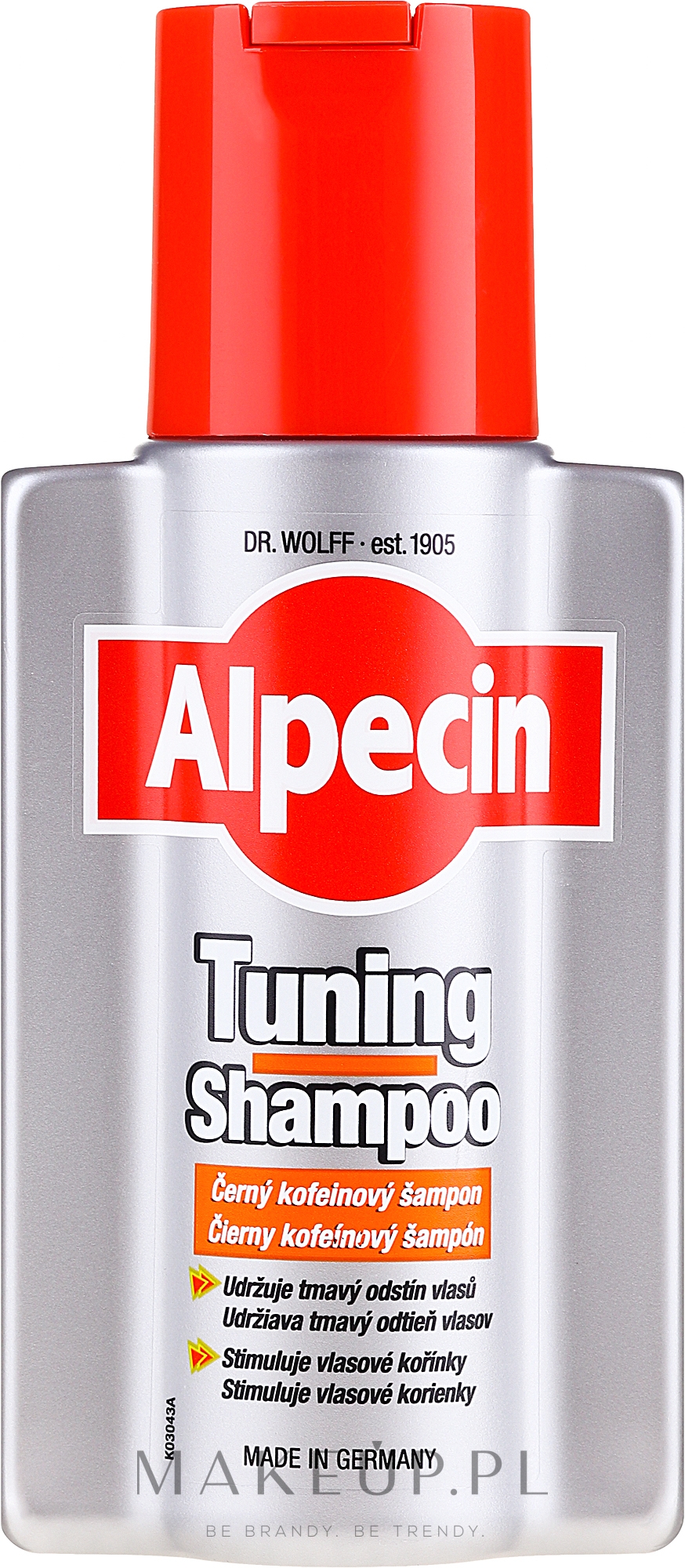 Szampon zapobiegający wypadaniu włosów siwych - Alpecin Anti Dandruff Tuning Shampoo — Zdjęcie 200 ml