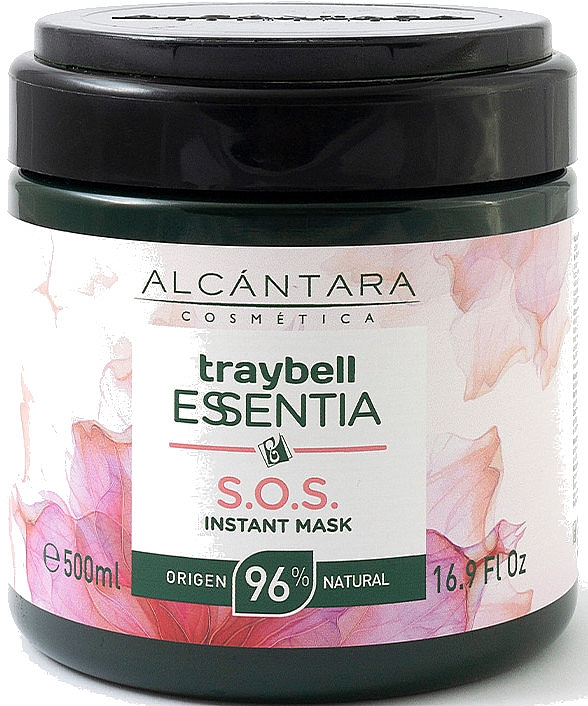 Ultraregenerująca maska do włosów z natychmiastowym efektem SOS - Alcantara Cosmetica Traybell Essentia SOS Instant Mask — Zdjęcie N1