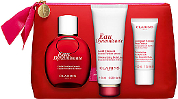 Clarins Eau Dynamisante - Zestaw (edt/100ml + b/lot/100ml + scr/30ml + torba/1 szt.) — Zdjęcie N1