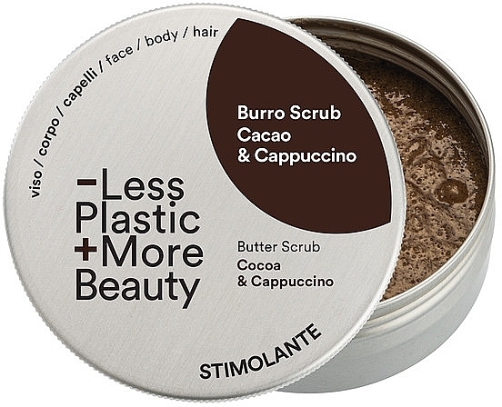 Peeling do twarzy Kakao i cappuccino - Sapone Di Un Tempo Butter Scrub Cocoa & Cappuccino Stimulating — Zdjęcie N1
