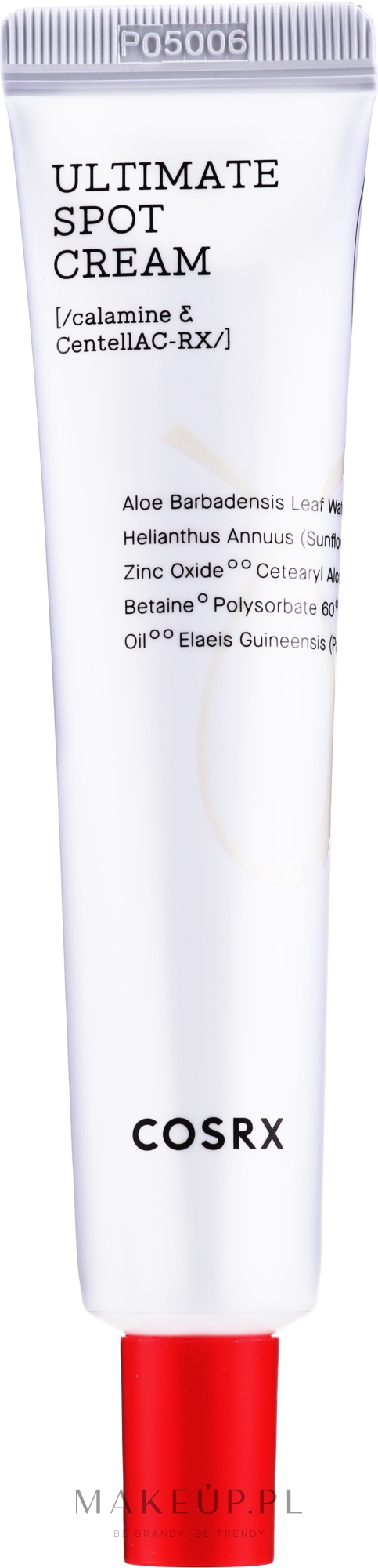 Punktowy krem do twarzy przeciwdziałający powstawaniu blizn - Cosrx AC Collection Ultimate Spot Cream — Zdjęcie 30 g