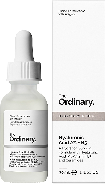 The Ordinary Hyaluronic Acid 2% - Serum z kwasem hialuronowym 2% + B5 — Zdjęcie N2