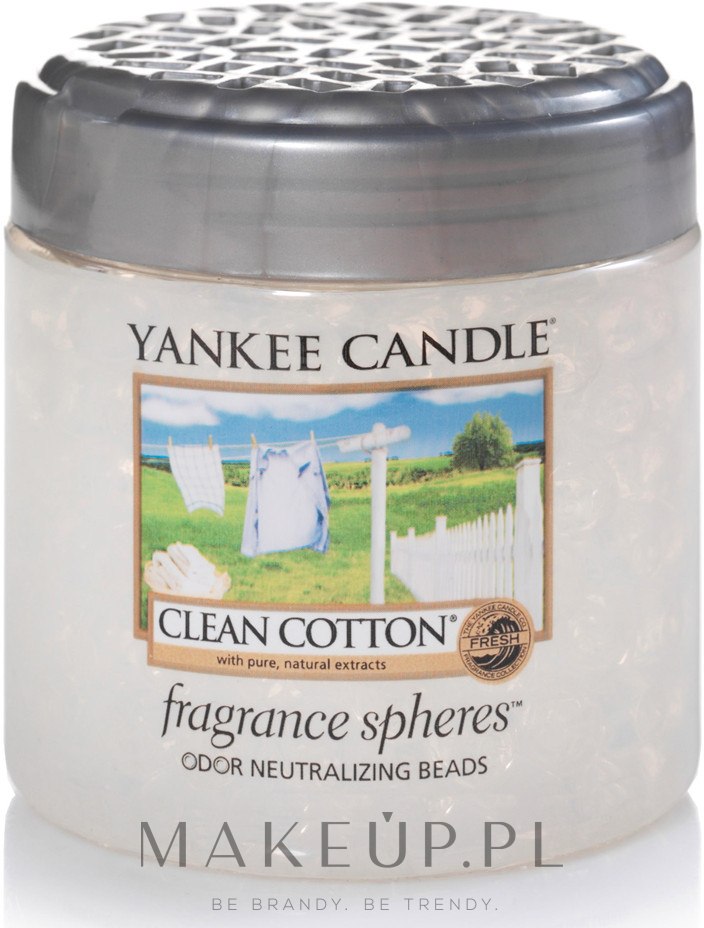 Yankee Candle Clean Cotton Fragrance Spheres Perełki zapachowe Makeup.pl