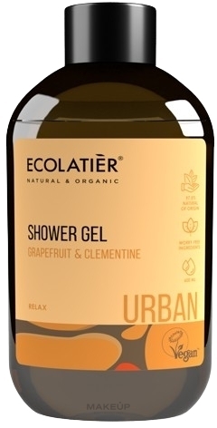 Relaksujący żel pod prysznic Grejpfrut i klementynka - Ecolatier Urban Shower Gel — Zdjęcie 600 ml