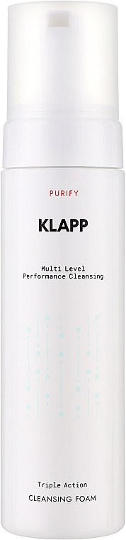 Pianka oczyszczająca o potrójnym działaniu - Klapp Multi Level Performance Purify Cleansing Foam — Zdjęcie N1