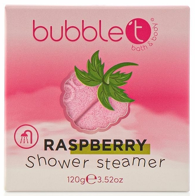 Tabletki prysznicowe, malina - Bubble T Raspberry Shower Steamer — Zdjęcie N1