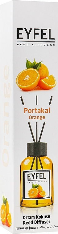 Dyfuzor zapachowy Pomarańcza - Eyfel Perfume Reed Diffuser Orange