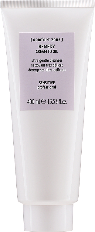 Ultradelikatny preparat do mycia twarzy - Comfort Zone Remedy Cream To Oil — Zdjęcie N2