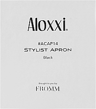 Fartuch fryzjerski, czarny - Aloxxi Spectrum Stylist Apron W/Snaps — Zdjęcie N2