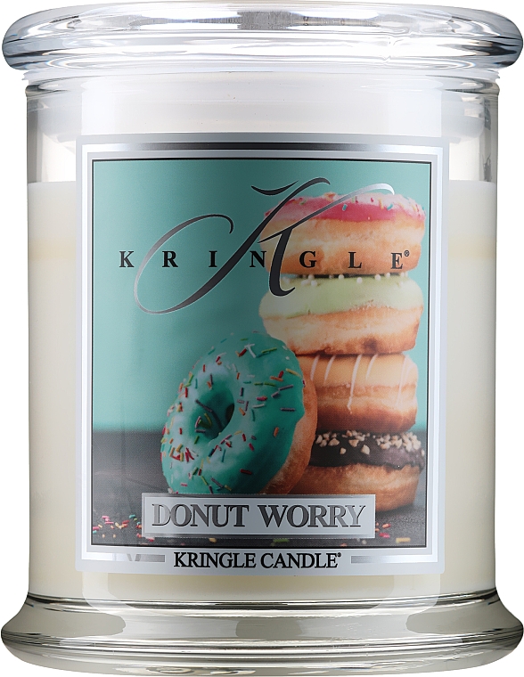 Świeca zapachowa w słoiku - Kringle Candle Donut Worry — Zdjęcie N1