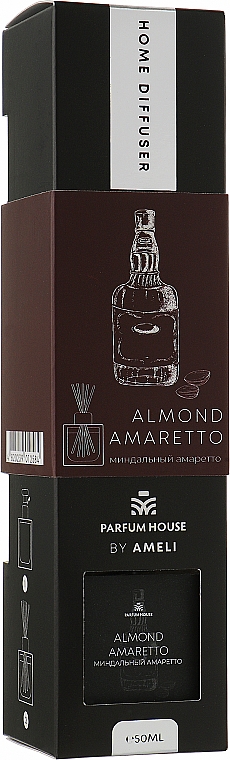 Dyfuzor zapachowy Migdałowe amaretto - Parfum House By Ameli Home Diffuser Almond Amaretto — Zdjęcie N1