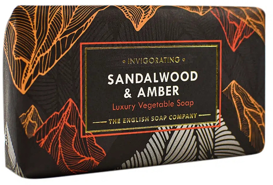 Mydło z drzewem sandałowym i ambrą - The English Soap Company Radiant Collection Sandalwood & Amber Soap — Zdjęcie N1