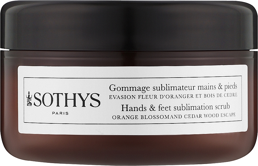 Peeling do rąk i stóp Pomarańcza i drzewo cedrowe - Sothys Hands & Feet Sublimation Scrub Orange Blossom And Cedar Wood Escape — Zdjęcie N1