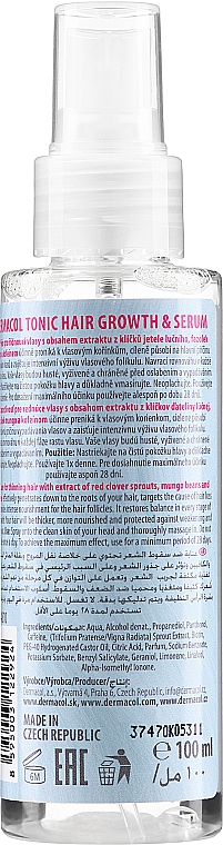 Odbudowujące serum do włosów - Dermacol Hair Ritual Hair Growth & Serum — Zdjęcie N2